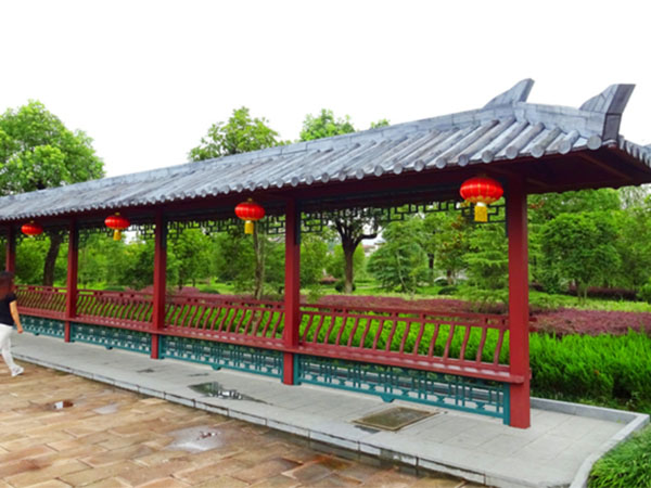单排柱游廊